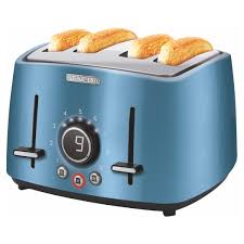 Electric Toaster Blue 4 slots STS 6072BL Sencor New