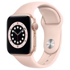 Montre Intelligente Apple Watch Serie 6 (GPS) 40mm rose MG123VC/A 