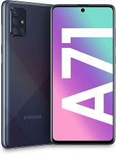 Tlphone Samsung Galaxy A71 128GB SM-A715WZKA - Noir 