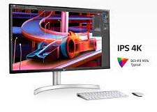 LG 31.5'' 4K LCD IPS Monitor with FreeSync Technology - 32UN650-W