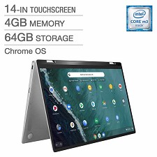 Asus Chromebook 14'' C434TA-DSM4T M3-8100Y 64GB eMMC 4GB RAM Chrome OS