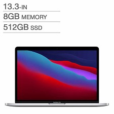 Apple MacBook PRO 13.3'' M1 512GB SSD 8GB MYDC2LL/A SILVER - ENGLISH