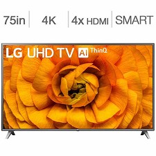 Tlvision DEL 75'' 75UN8570 4K UHD HDR IPS 120Hz Smart Wi-Fi LG