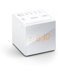 Sony ICFC1 AM/FM Clock Radio - White