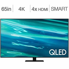 QLED Television 65'' QN65Q80AAFXZC 4K UHD HDR Smart TV Wi-Fi Samsung