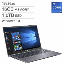 ASUS VivoBook 15.6 '' X515EA-CS71-CB Intel i7-1165G7 1TB SSD 16GB RAM