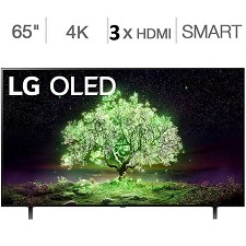 Tlvision OLED 65'' OLED65A1PUA OLED 4K UHD HDR WebOS 6.0 Smart LG