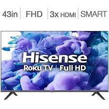 Tlvision DEL 43'' 43H41G Full HD 1080p Roku Smart WI-FI Hisense