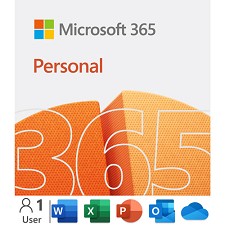 Microsoft 365 Personal (PC/Mac/IOS)  1 User - 1 Year Digital Download