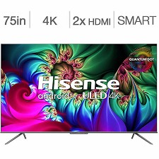 Tlvision Quantum 75'' 75U78G 4K UHD 120Hz Wi-Fi Android TV Hisense