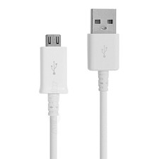 Cable Micro USB 1M / 3 Pied Pour Charger et Transfer - BLANC