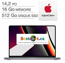 Apple MacBook PRO 14.2'' M1 512GB SSD 16GB GRCos MKGP3C/A Franais AC+