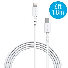 Cable USB-C  Lighting (2M / 6 Pied) A8613 PowerLine C-L ANKER