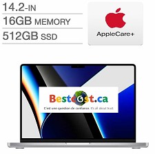 Apple MacBook PRO 14.2'' M1 512GB SSD 16GB MKGR3LL/A SILVER ENG - NEW