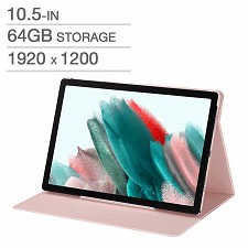 Galaxy Tab A8 10.5'' 64GB Avec tui SM-X200NIDZXAC Samsung - OR ROSE