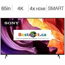 Télévision DEL 65'' KD65X80K 4K UHD HDR GOOGLE TV Sony 2022