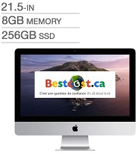Apple iMac 21'' MHK23C/A i3 4-Core 8ème GEN 3,6GHz 256GB SSD Français