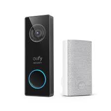 eufy Wi-Fi 2K Video Doorbell (Wired) - Black E82021F2-5