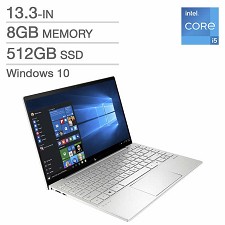 HP Envy 13-BA1001CA i5-1135G7 512GB SSD 8GB DDR4 Win 10