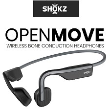 couteurs Sans-Fil Sport Bluetooth S661 OpenMove Shokz - GRIS - NEUF