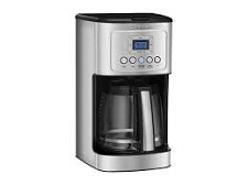 Cafetire programmable 14 tasses Cuisinart DCC-3200 - INOX et Noir