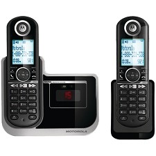 Motorola L802 6.0 Cordless Phone2 Handsets & Answering System