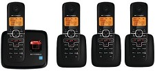 Motorola L704 6.0 Cordless Phone 4 Handsets & Answering System