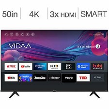 Tlvision DEL 50'' 50A6GV 4K ULTRA UHD VIDAA Smart TV WI-FI Hisense