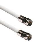 Cable Coaxial RG6-1M-W -  1 Meter / 3.2 Feet