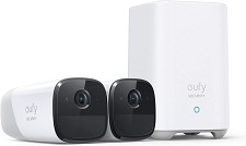 Caméra Surveillance EufyCam 2K Pro Sans-Fil T8851JD2 int/ext NEUF