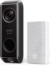 EUFY Security DUAL Video Doorbell 2K HDR wtih Electric Chime (Wired) 