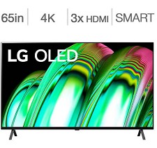 Télévision OLED 65'' OLED65A2PUA OLED 4K UHD HDR WebOS 6.0 Smart LG