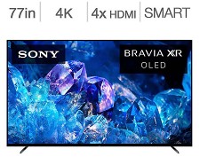 Tlvision OLED 77'' XR77A80K 4K UHD HDR Google Smart TV Sony BRAVIA