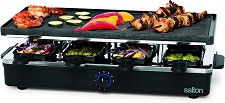 Raclette Plaque Gril Party Pour 8 Personne 1400W PG1645 Salton - NEUF