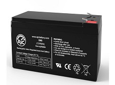 Rechargeable Battery Sealed Lead-Acid 12V 9Ah D9S - Flat Connector