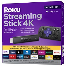 Roku Stick 4K ULTRA UHD Streaming Systme Multimdia 3820CA - NEUF