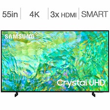 LED Television Smart 4K CRYSTAL HDR TV 55'' UN55CU8000 Samsung