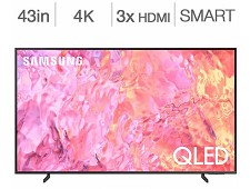 LED Television 43'' QLED QN43Q60CAFXZC 4K UHD HDR Smart Wi-Fi Samsung