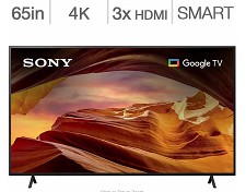 Tlvision DEL 65'' KD65X77L 4K UHD HDR Google Smart TV Sony 