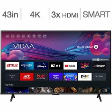 Tlvision DEL 43'' 43A6KV 4K ULTRA UHD VIDAA Smart TV WI-FI Hisense