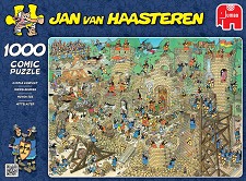 Jan van Haasteren Comic Castle Conflict Jigsaw Puzzle (1000 Pieces)