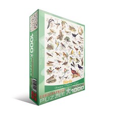 Puzzle Birds of Fields and Gardens of Eurographics ( 1000 Pieces )