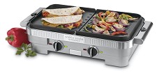 Cuisinart GR-55 Griddler Stainless Steel Nonstick Grill/Griddle Combo