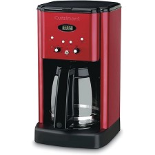 CUISINART Brew Central 12 Cup Programmable Coffeemaker DCC-1200MR RED