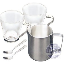 Ensemble de Kit Barista Avec Verres - Cuillres et Pichet CA6895/47