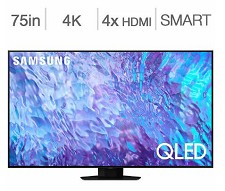 QLED Television 75'' QN75Q80CAFXZC 4K UHD HDR 120Hz Smart TV Samsung