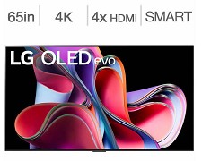 OLED Television 65'' OLED65G3PUA 4K 120Hz UHD HDR WebOS Smart LG