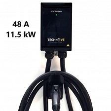 TechnoVE 48A / 11.5kW  Wifi Level 2 electric car charging station 