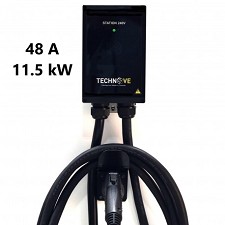 Borne de recharge fixe Wifi pour auto lectrique TechnoVE 48A Niveau 2