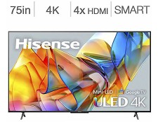 Hisense Google TV Smart Quantum MINI LED 75'' 75U68KM 4K  ULED